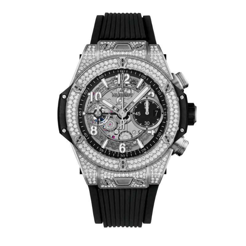 Big Bang 42mm UNICO TITANIUM PAVÉ