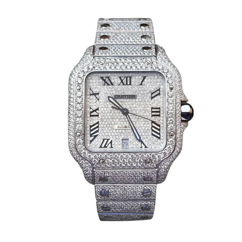 WSSA0018 Steel Santos Bussdown (Dial Too) Roman Numerals (Watch Only)