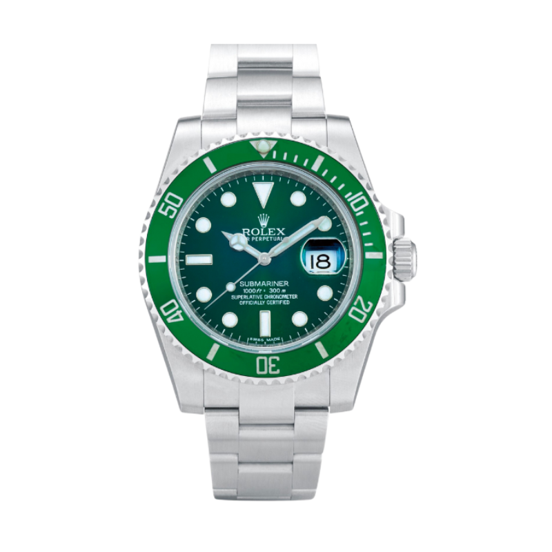 Submariner Hulk 116610LV Free Shipping Comes with Box papers and