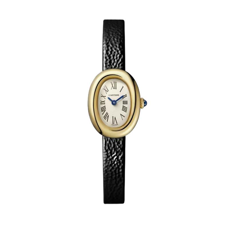 BAIGNOIRE DE CARTIER 31 MM 18K YELLOW GOLD WITH SILVER DIAL