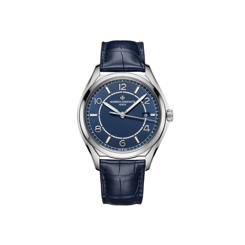 FIFTYSIX SELFWINDING 40 MM STAINLESS STEEL WITH BLUE BRASS DIAL