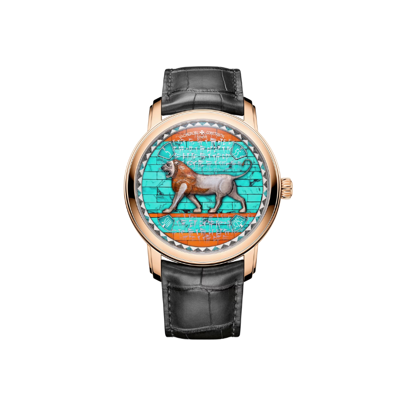 METIERS D'ART TRIBUTE TO GREAT CIVILISATIONS - LION DE DARIUS 42 MM PINK GOLD WITH 18K WHITE GOLD DIAL