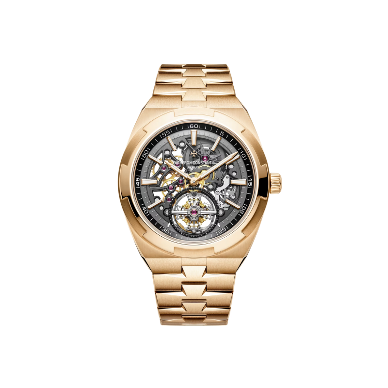 OVERSEAS TOURBILLON SKELETON 42 MM PINK GOLD