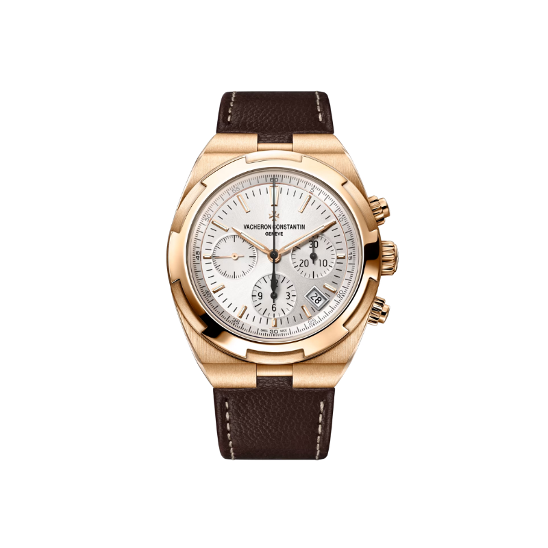 OVERSEAS CHRONOGRAPH 42 MM 18K PINK GOLD WITH WHITE BRASS DIAL