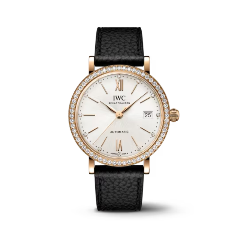 PORTOFINO AUTOMATIC 37 MM GOLD WITH WHITE DIAL