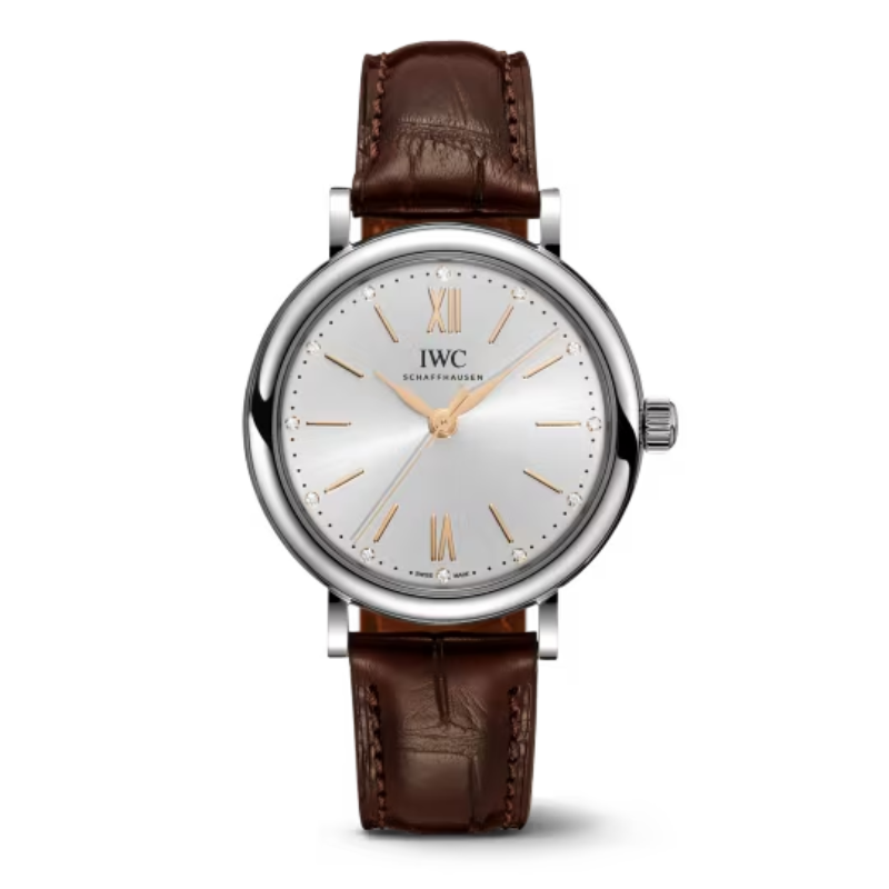 PORTOFINO AUTOMATIC 34 MM STAINLESS STEEL WITH WHITE DIAL