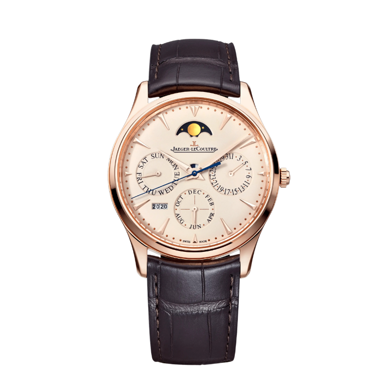 MASTER ULTRA THIN PERPETUAL CALENDAR 39 MM 18K ROSE GOLD WITH EGGSHELL BEIGE DIAL