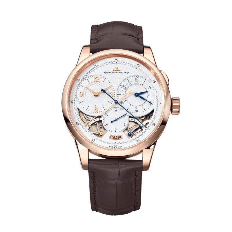 DUOMÈTRE CHRONOGRAPHE 42 MM 18K ROSE GOLD WITH SILVER GREY GRAINED DIAL