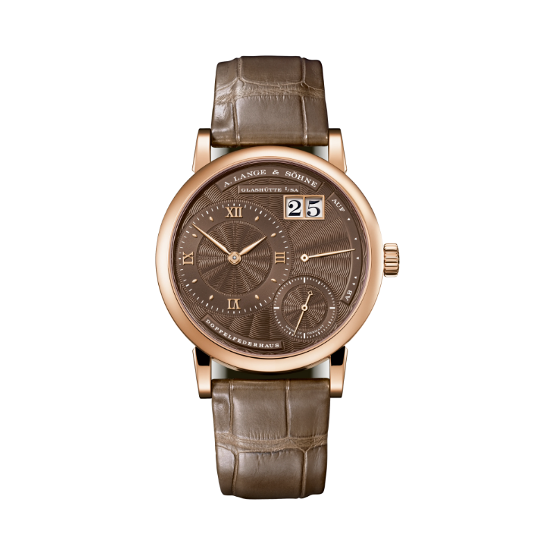 LITTLE LANGE 1 181.037 37 MM 18K ROSE GOLD WITH BROWN GUILLOCHE DIAL