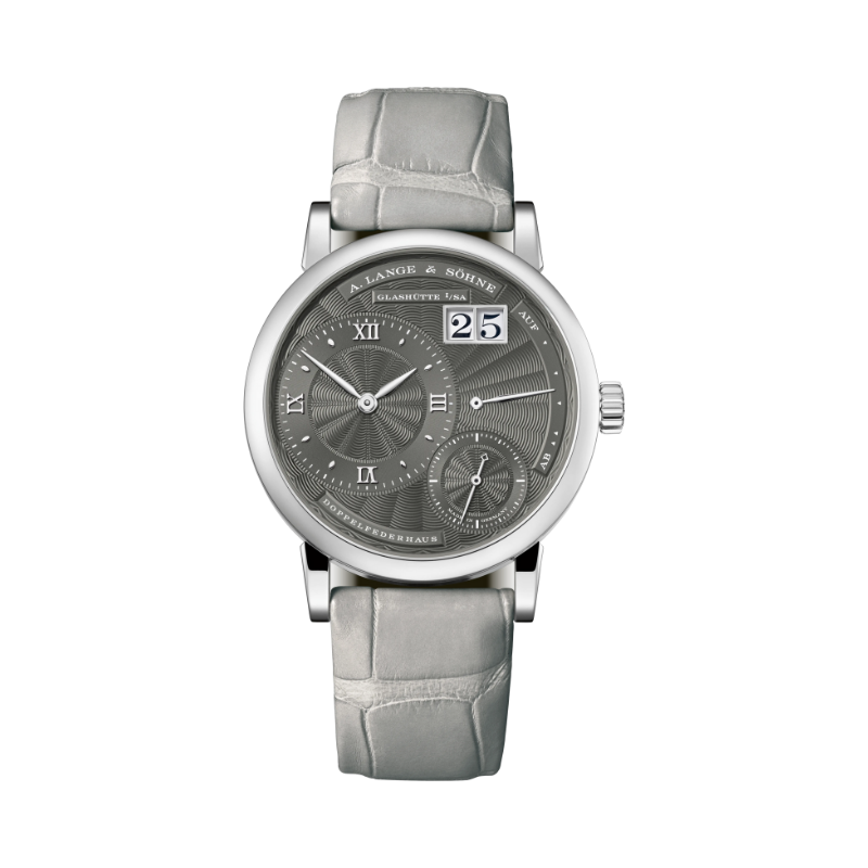 LITTLE LANGE 1 181.038 37 MM 18K WHITE GOLD WITH GREY GUILLOCHE DIAL