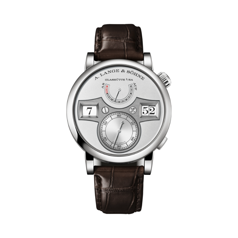 ZEITWERK 142.025 42 MM 950 PLATINUM WITH RHODIE DIAL