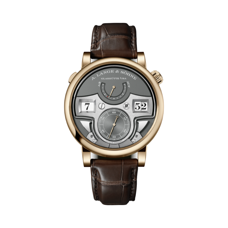 ZEITWERK MINUTE REPEATER HONEYGOLD 147.050F 44 MM 18K HONEY GOLD WITH GREY DIAL