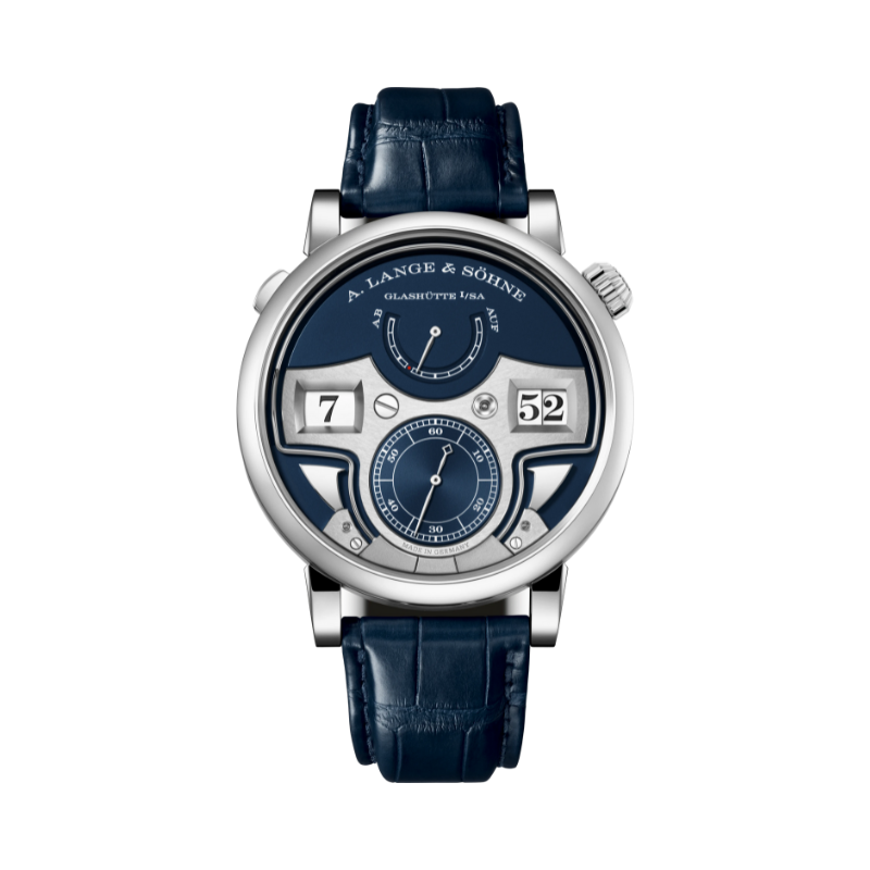 ZEITWERK MINUTE REPEATER 147.028F 44 MM 18K WHITE GOLD WITH DEEP BLUE DIAL