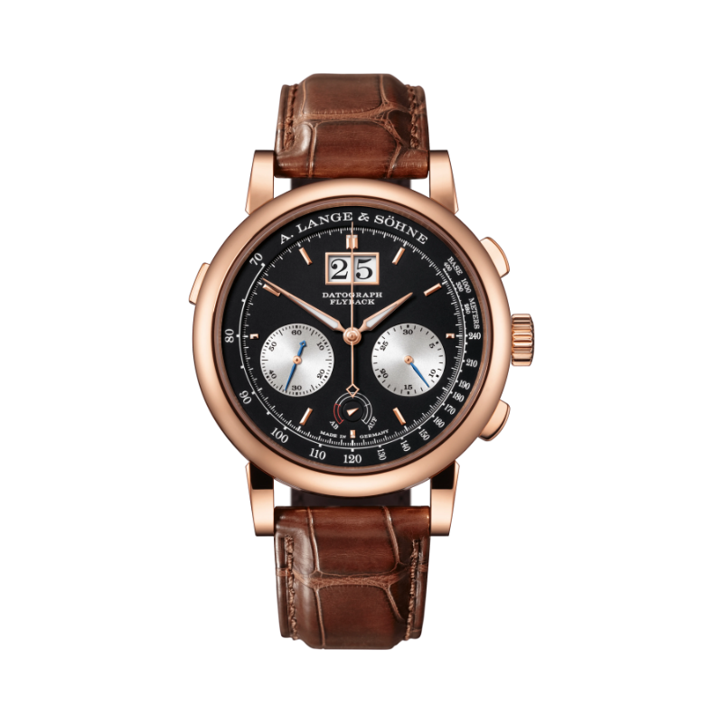 DATOGRAPH UP/DOWN 405.031 41 MM 18K ROSE GOLD WITH BLACK DIAL