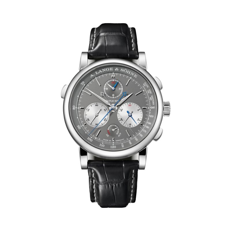 TRIPLE SPLIT 424.038F 43 MM 18K WHITE GOLD WITH LIGHT GREY DIAL