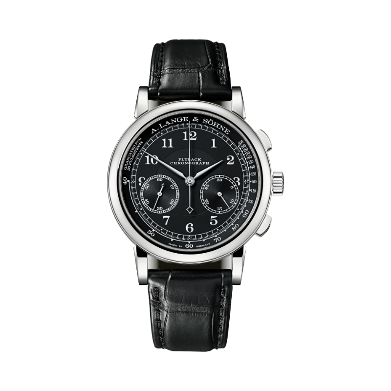 1815 CHRONOGRAPH 414.028 39 MM 18K WHITE GOLD WITH BLACK DIAL