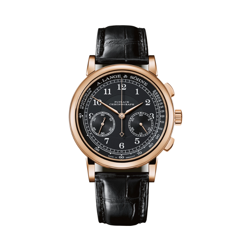 1815 CHRONOGRAPH 414.031 39 MM 18K ROSE GOLD WITH BLACK DIAL