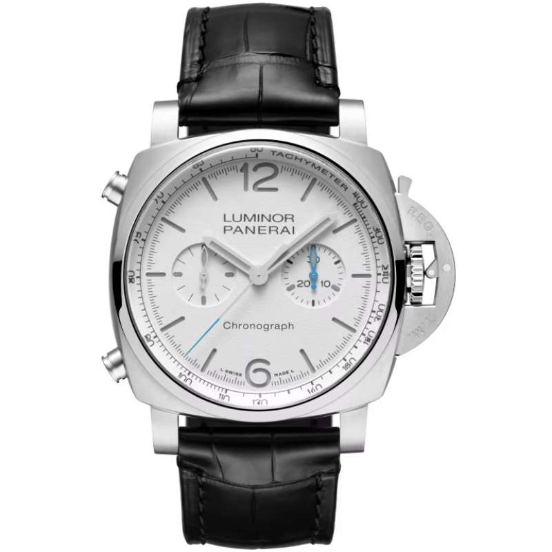 LUMINOR CHRONO PAM01218 44 MM STAINLESS STEEL WITH WHITE DIAL