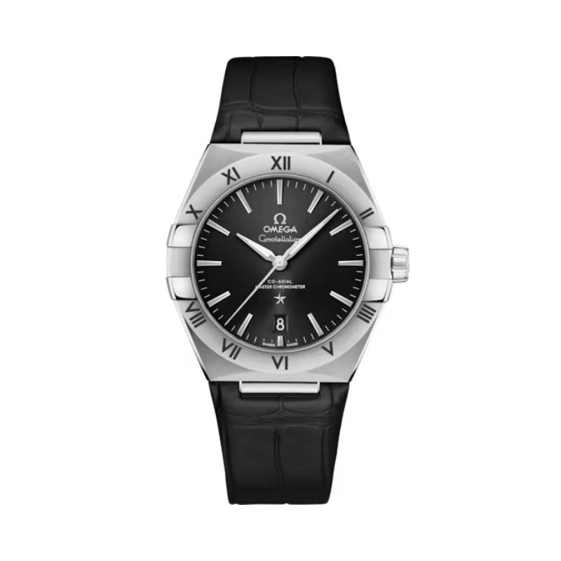 CONSTELLATION 39 MM STAINLESS STEEL WITH BLACK DIAL