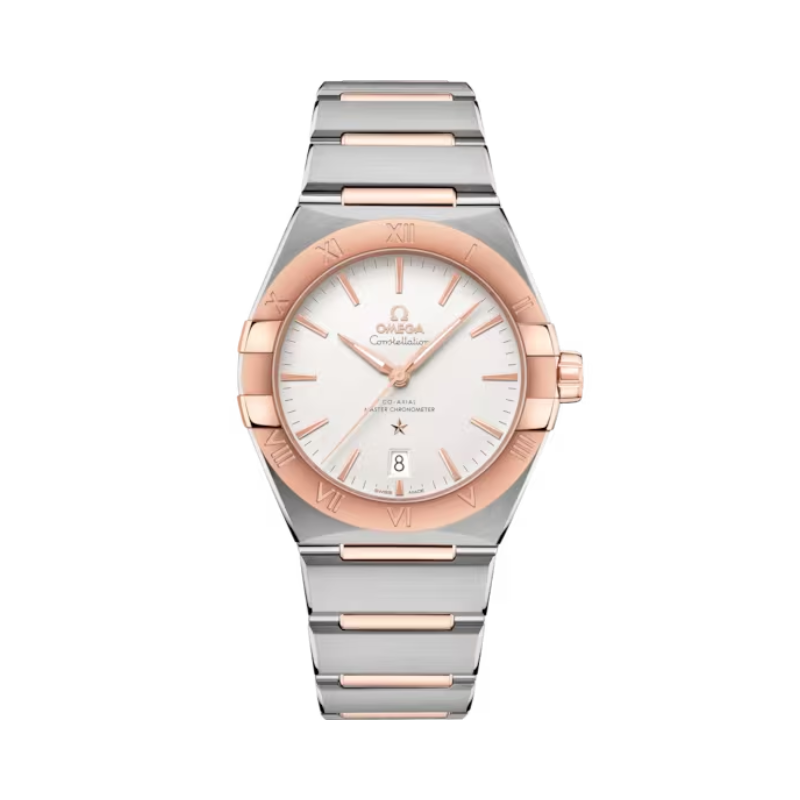 CONSTELLATION 39 MM STAINLESS STEEL - SEDNA™ GOLD WITH SILVER DIAL
