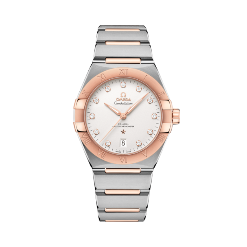 CONSTELLATION 39 MM STAINLESS STEEL - SEDNA™ GOLD WITH SILVER DIAL