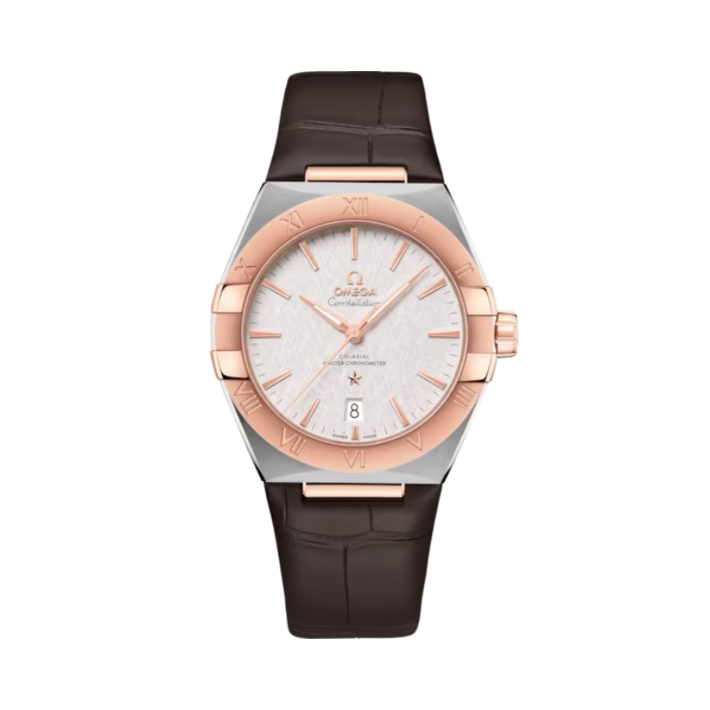 CONSTELLATION 39 MM STAINLESS STEEL - SEDNA™ GOLD WITH SILVER DIAL