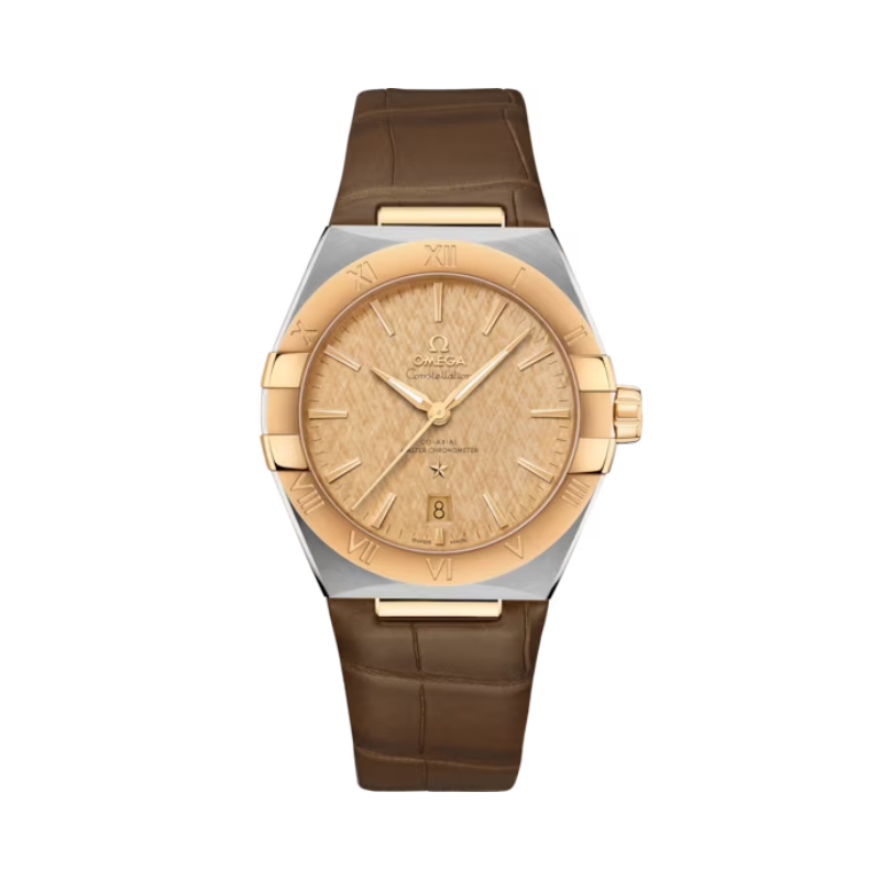 CONSTELLATION 39 MM STAINLESS STEEL - YELLOW GOLD WITH YELLOW DIAL