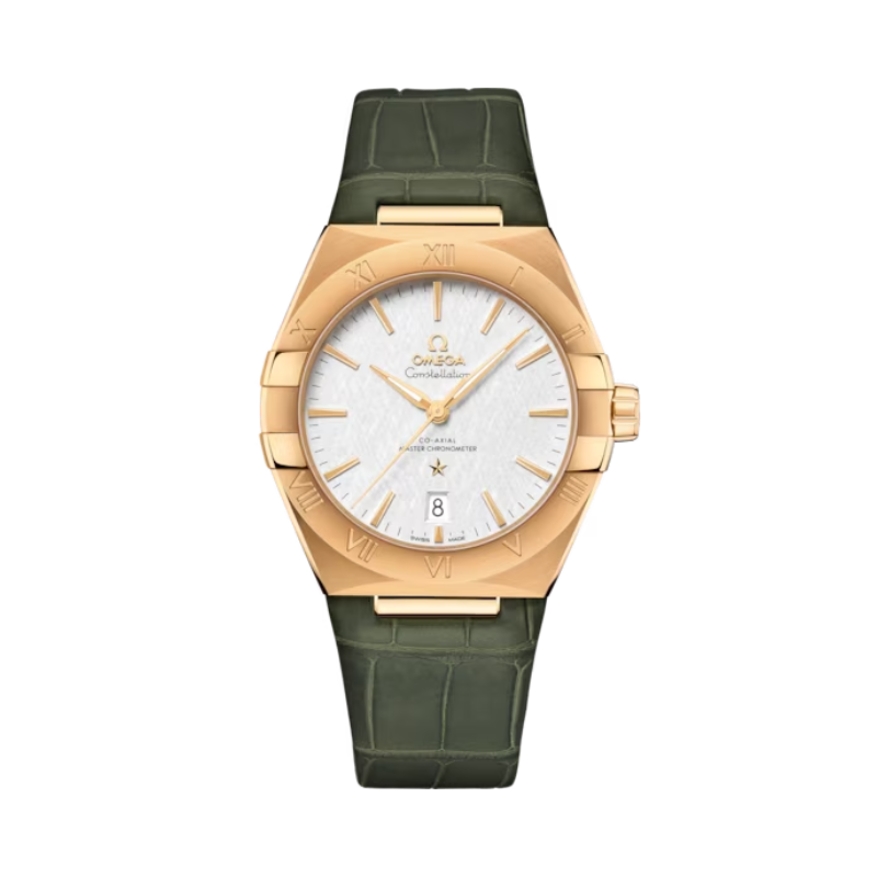 CONSTELLATION 39 MM YELLOW GOLD WITH SILVER DIAL