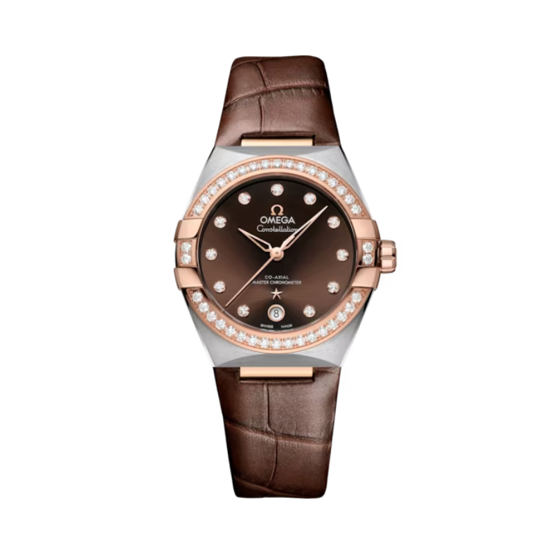 CONSTELLATION 36 MM STAINLESS STEEL - SEDNA™ GOLD WITH BROWN DIAL