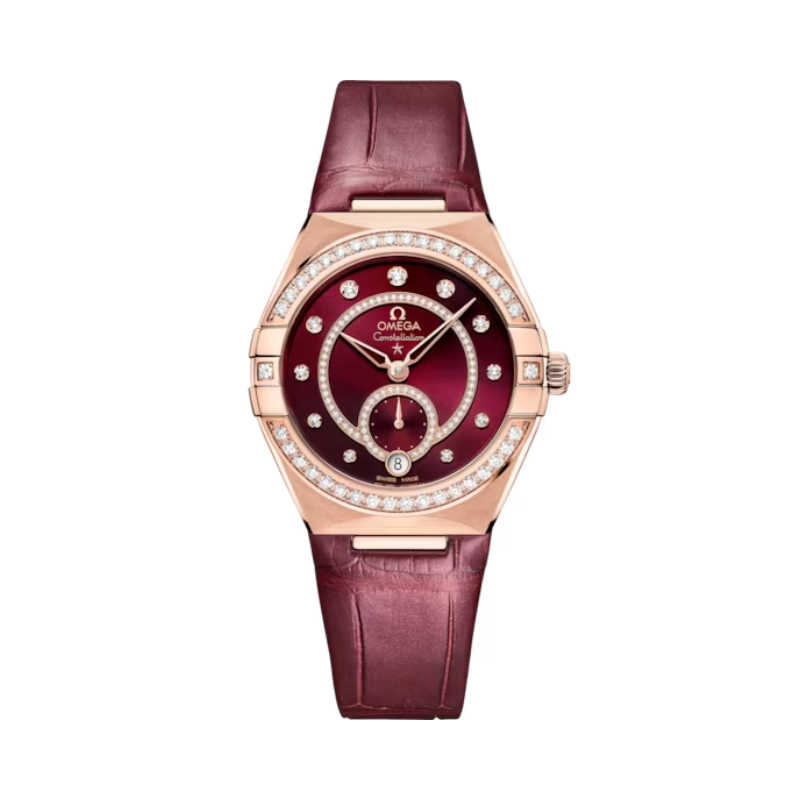 CONSTELLATION 34 MM SEDNA™ GOLD WITH RED DIAL