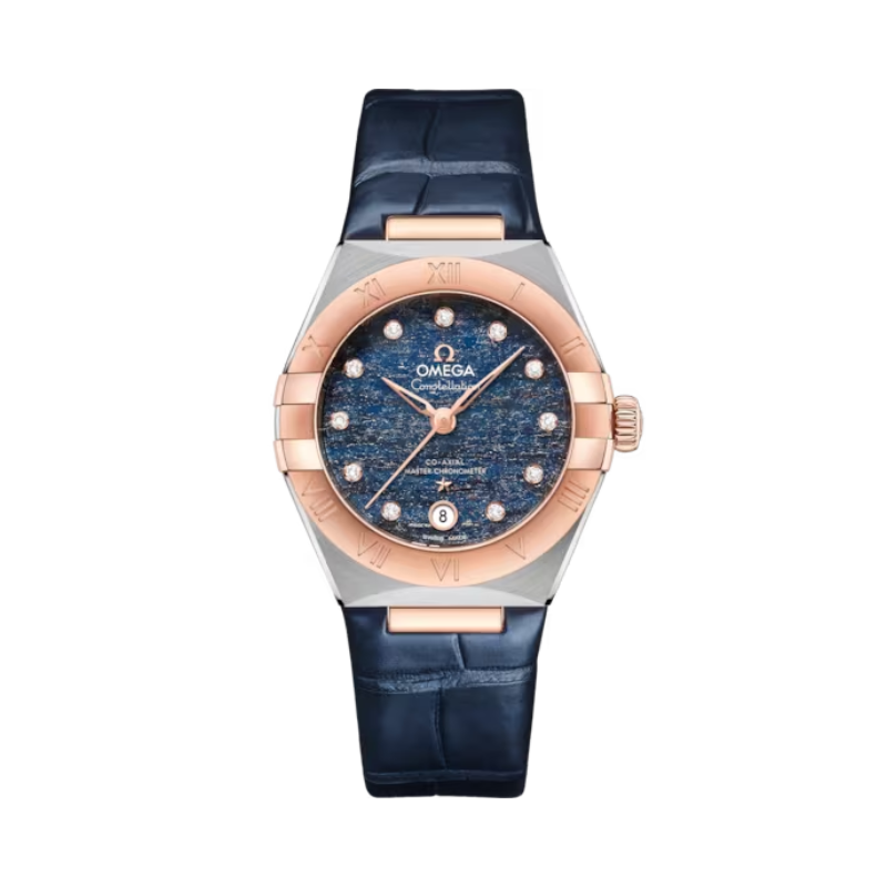 CONSTELLATION 29 MM STAINLESS STEEL - SEDNA™ GOLD WITH BLUE DIAL