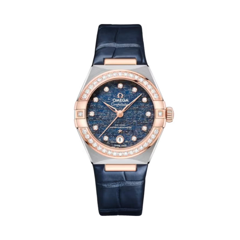 CONSTELLATION 29 MM STAINLESS STEEL - SEDNA™ GOLD WITH BLUE DIAL