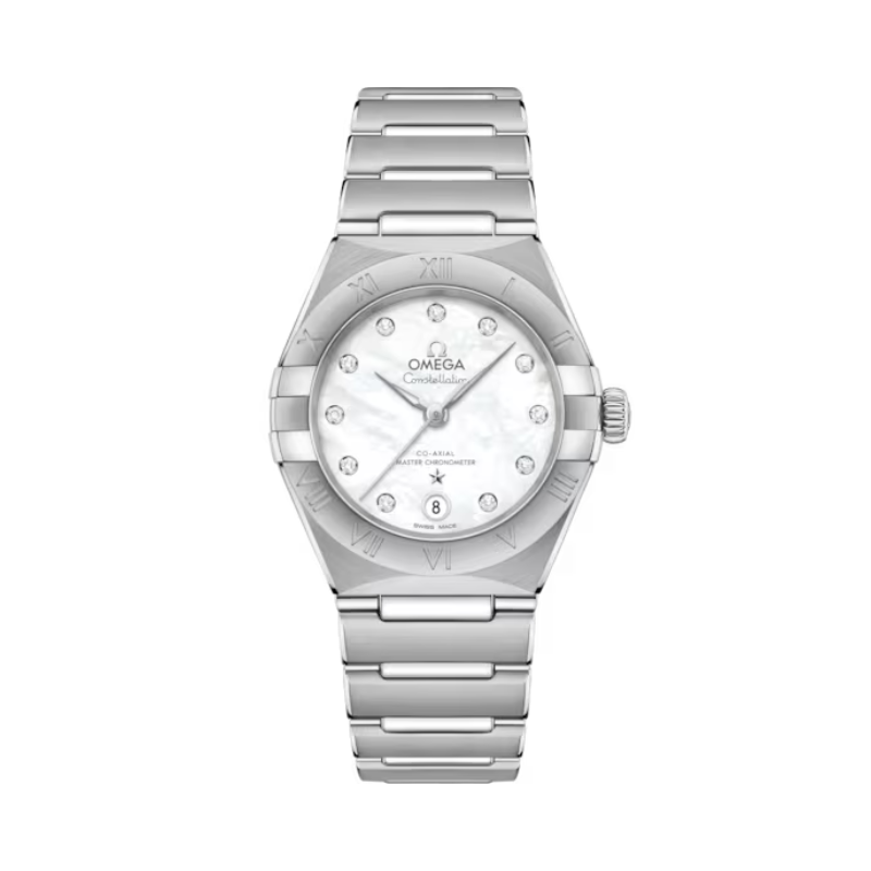 CONSTELLATION 29 MM STAINLESS STEEL WITH MOTHER OF PEARL DIAL