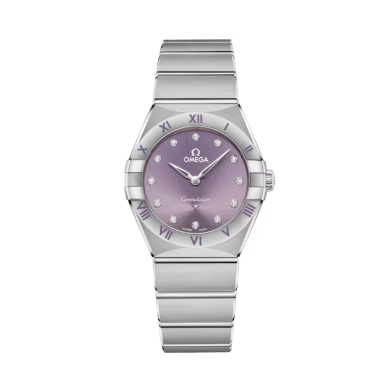 CONSTELLATION 28 MM STAINLESS STEEL WITH PURPLE DIAL