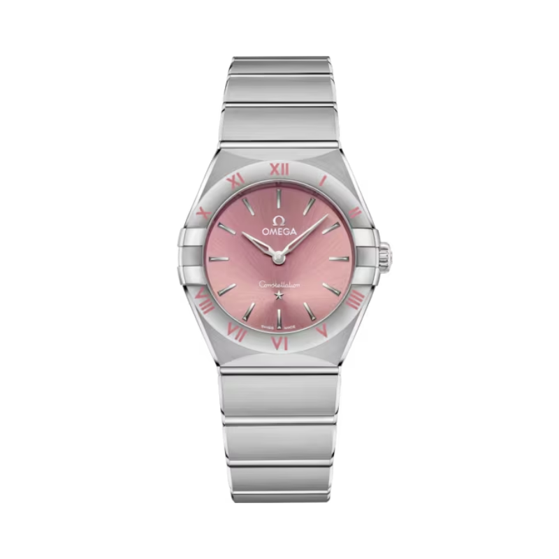 CONSTELLATION 28 MM STAINLESS STEEL WITH PINK DIAL