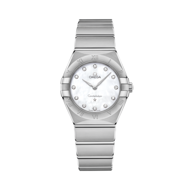 CONSTELLATION 28 MM STAINLESS STEEL WITH MOTHER OF PEARL DIAL