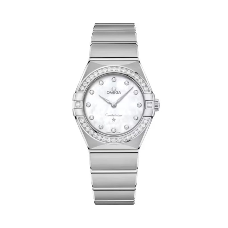 CONSTELLATION 28 MM STAINLESS STEEL WITH MOTHER OF PEARL DIAL