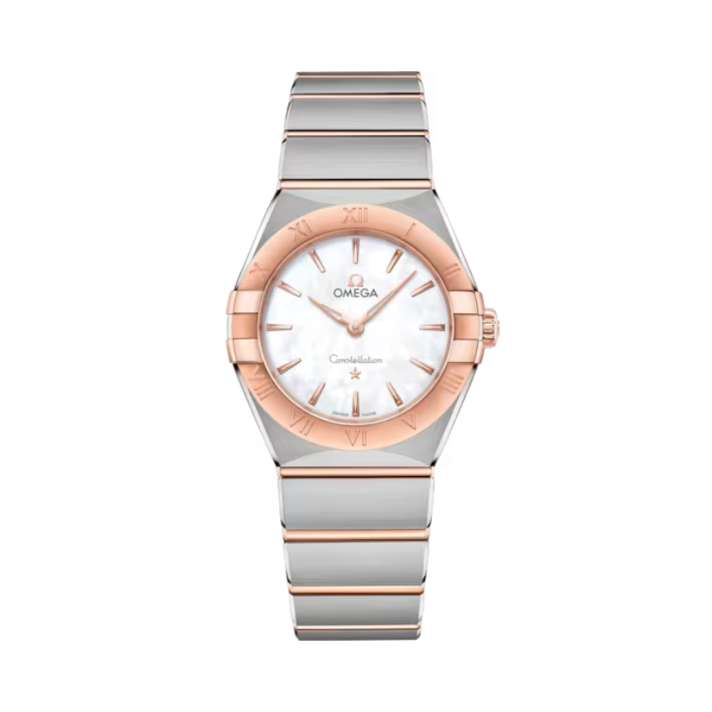 CONSTELLATION 28 MM STAINLESS STEEL - SEDNA™ GOLD WITH MOTHER OF PEARL DIAL