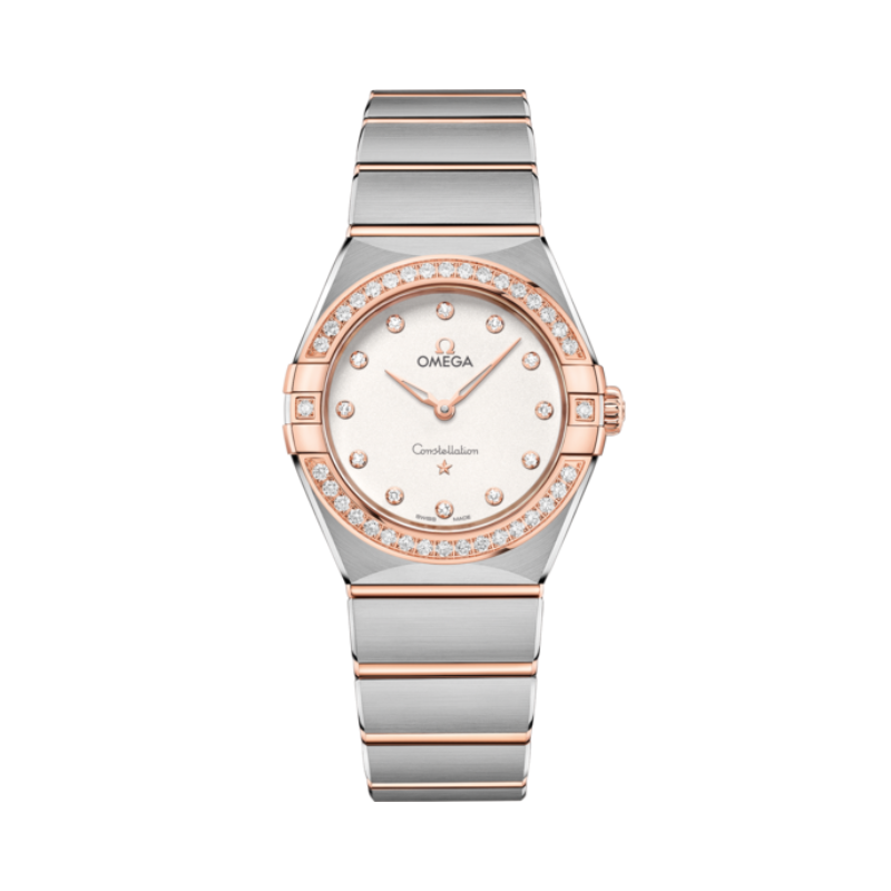 CONSTELLATION 28 MM STAINLESS STEEL - SEDNA™ GOLD WITH SILVER DIAL