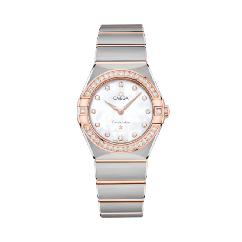 CONSTELLATION 28 MM STAINLESS STEEL - SEDNA™ GOLD WITH MOTHER OF PEARL DIAL