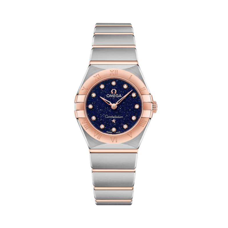 CONSTELLATION 25 MM STAINLESS STEEL - SEDNA™ GOLD WITH BLUE DIAL
