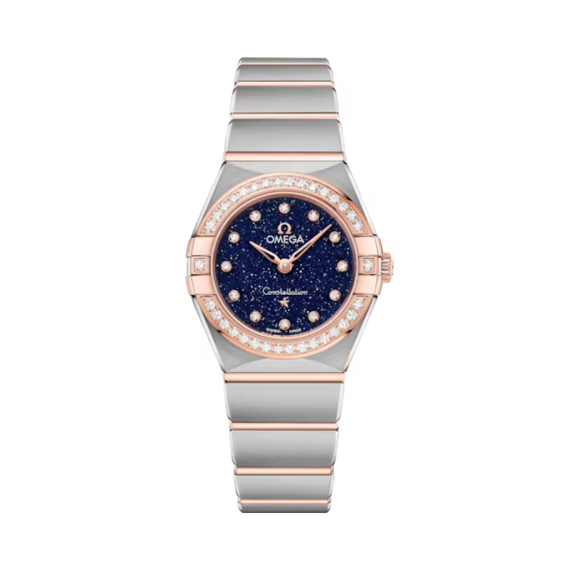 CONSTELLATION 25 MM STAINLESS STEEL - SEDNA™ GOLD WITH BLUE DIAL