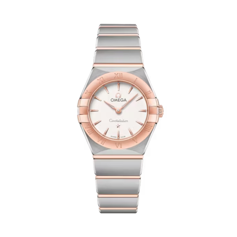 CONSTELLATION 25 MM STAINLESS STEEL - SEDNA™ GOLD WITH SILVER DIAL