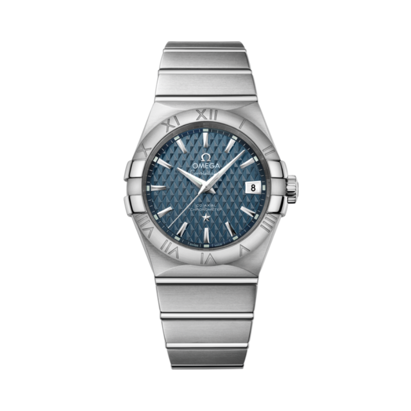 CONSTELLATION 38 MM STAINLESS STEEL WITH BLUE DIAL