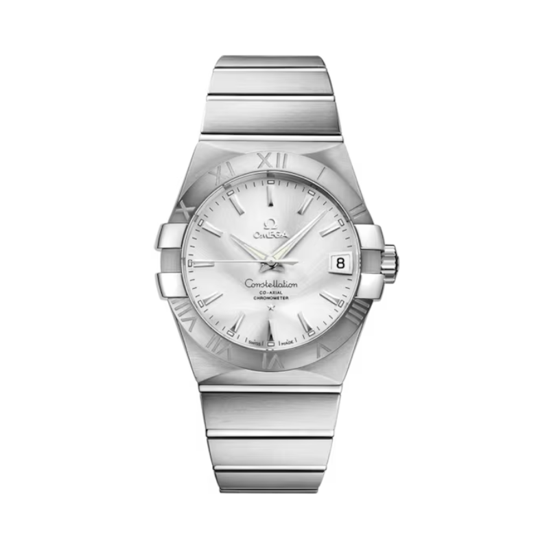 CONSTELLATION 38 MM STAINLESS STEEL WITH SILVER DIAL