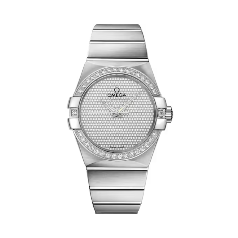 CONSTELLATION 38 MM WHITE GOLD WITH WHITE DIAL