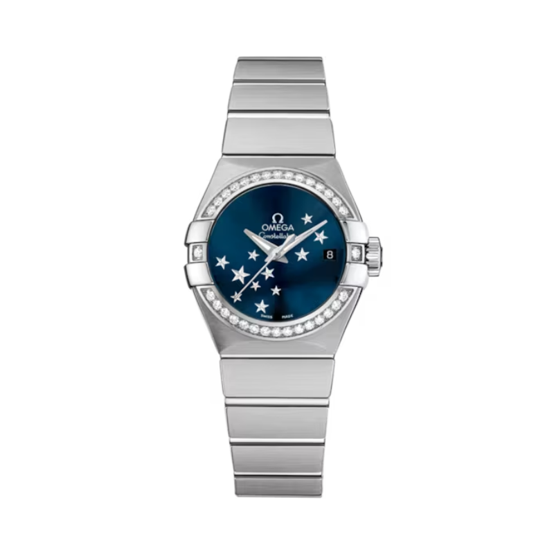 CONSTELLATION 27 MM STAINLESS STEEL WITH BLUE DIAL