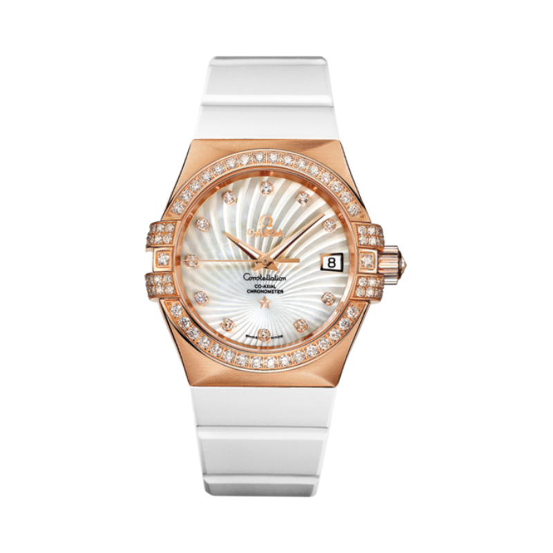 CONSTELLATION 35 MM RED GOLD WITH MOTHER OF PEARL DIAL