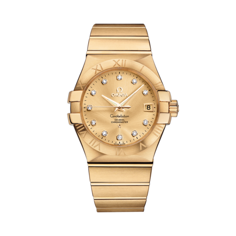 CONSTELLATION 35 MM YELLOW GOLD WITH YELLOW DIAL