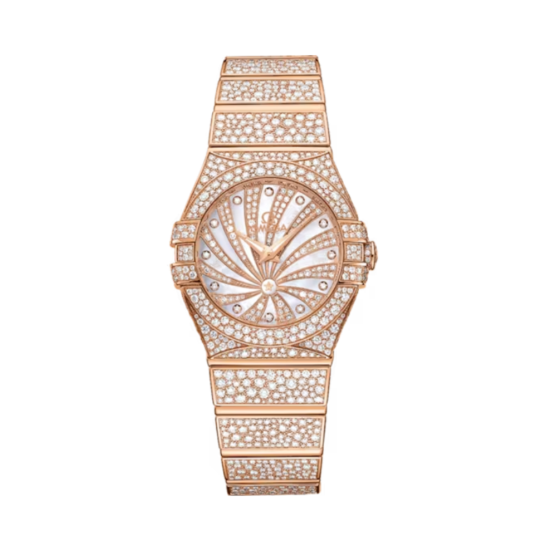 CONSTELLATION 27 MM RED GOLD WITH MOTHER OF PEARL DIAL